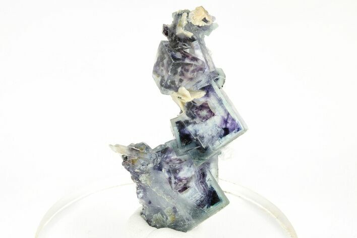 Cubic Fluorite Crystal Cluster with Phantoms - Yaogangxian Mine #215792